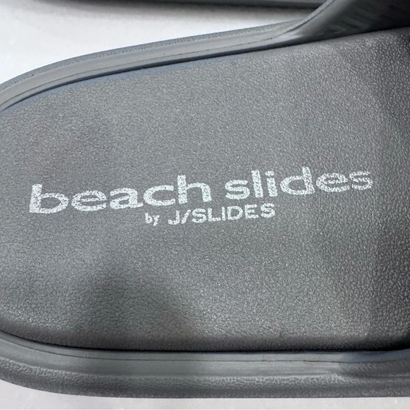 J Slides Women’s Beach Slides Squish Sandal Dark Gray Size 8 BRAND NEW - Picture 6 of 11